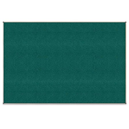 United Visual Products Corkboard, Fabric, 1 Door, Black, 24 x 36" UV301-BLACK-MEDGRY